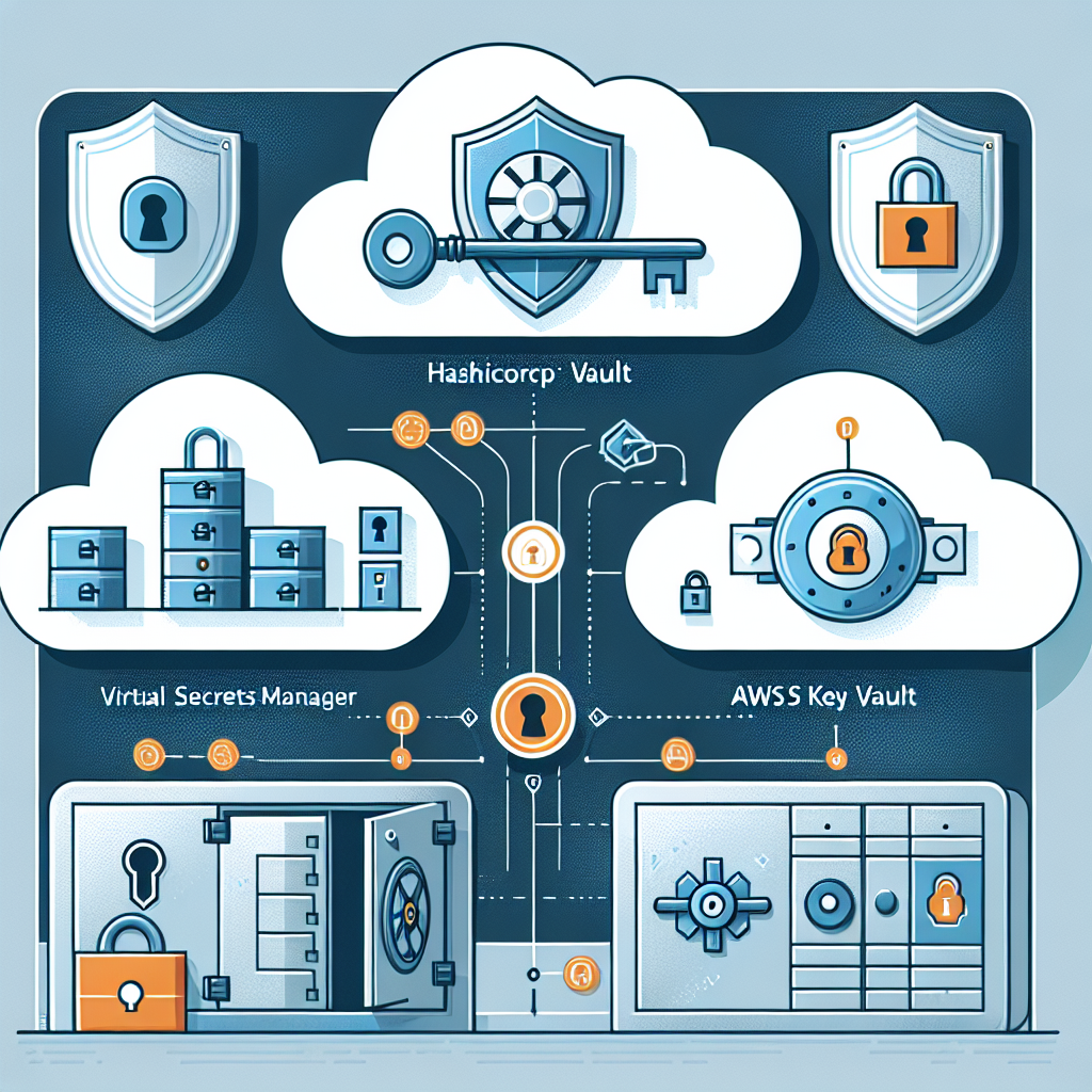 Naudokite saugias raktų saugyklas. Specializuoti įrankiai, tokie kaip HashiCorp Vault, AWS Secrets Manager ar Azure Key Vault, siūlo saugų būdą centralizuotai valdyti ir saugoti slaptus raktus.